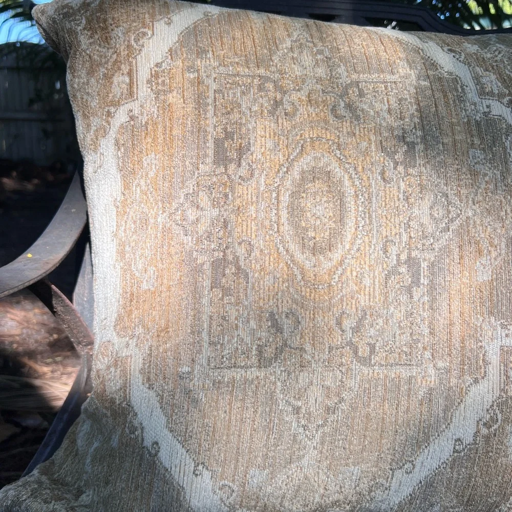 Z Gallerie XL Patterned Pillow only used for staging a house